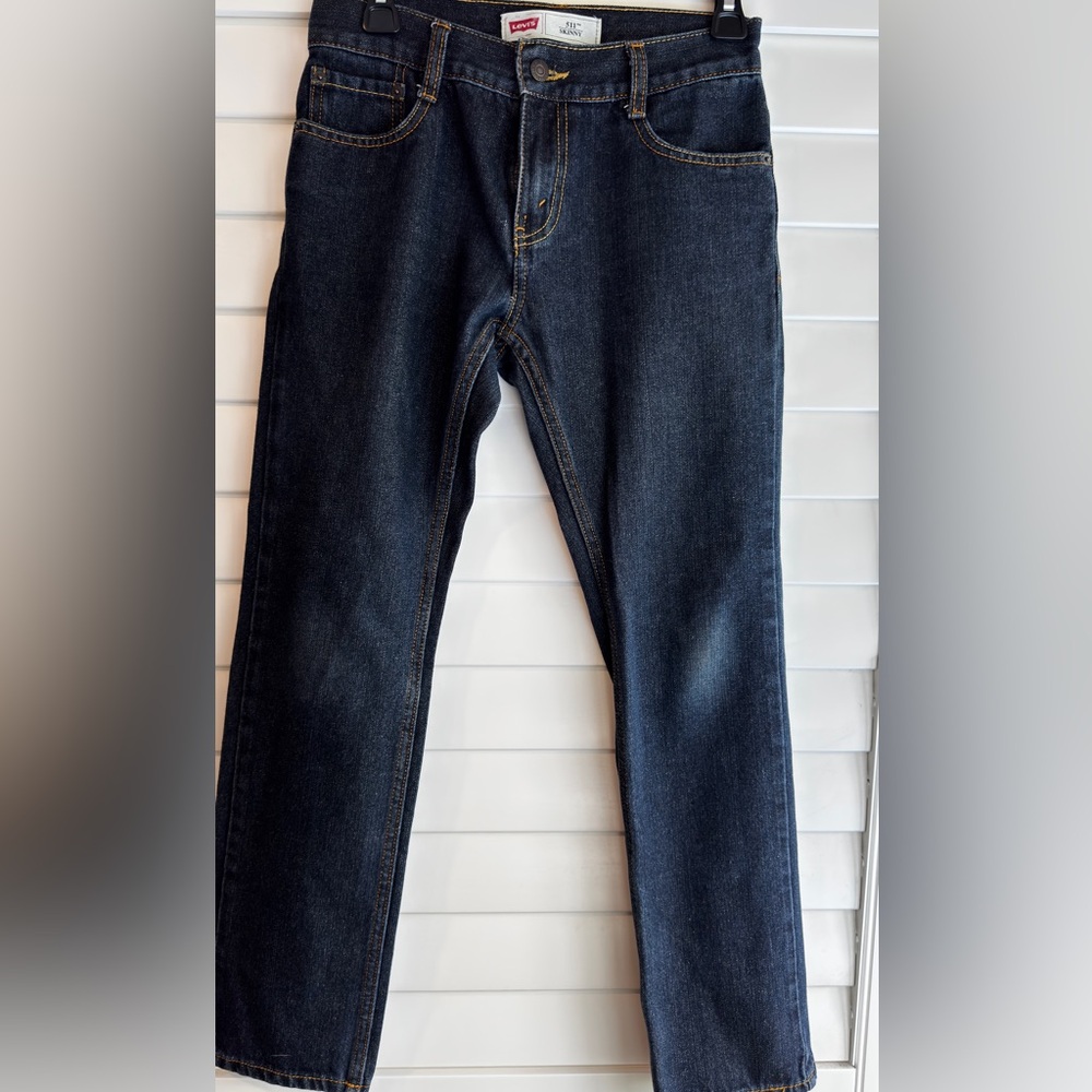 Levi's Dark Indigo Straight Jeans